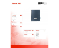 Silicon Power Armor A80 2TB USB 3.2 Gen. 1 Niebieski - 220510 - zdjęcie 7